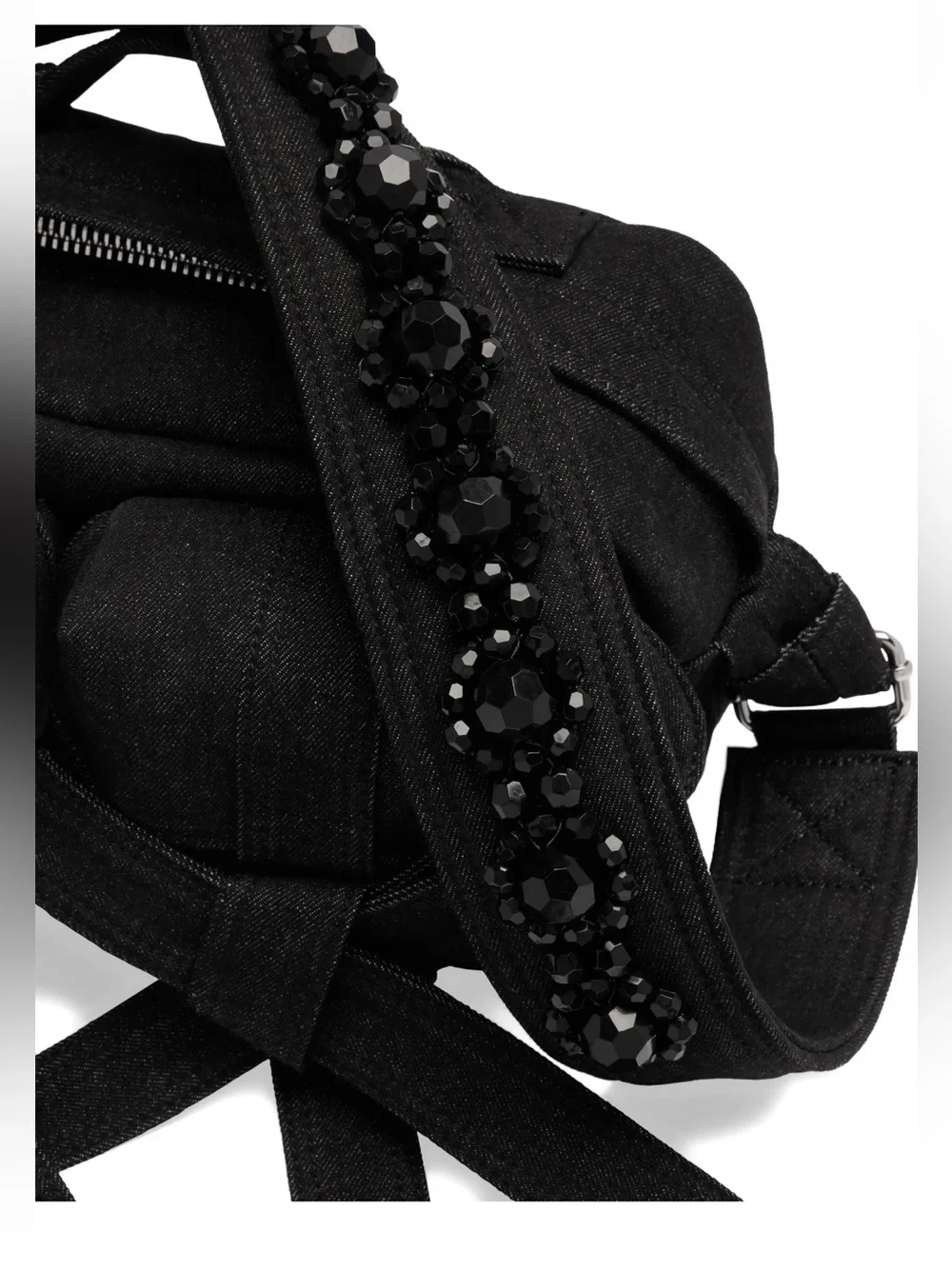 Simone Rocha Bead Embellished Bow Bag